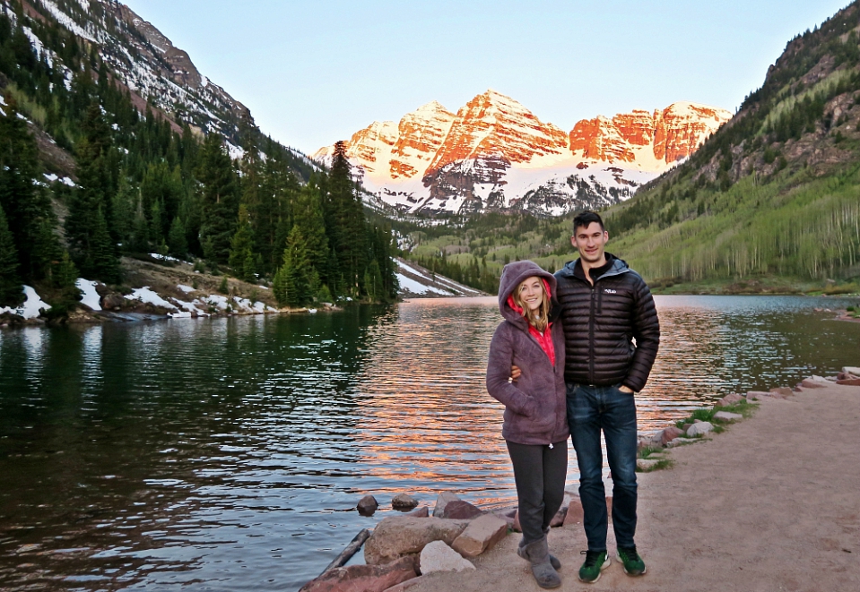 Maroon Lake sunrise