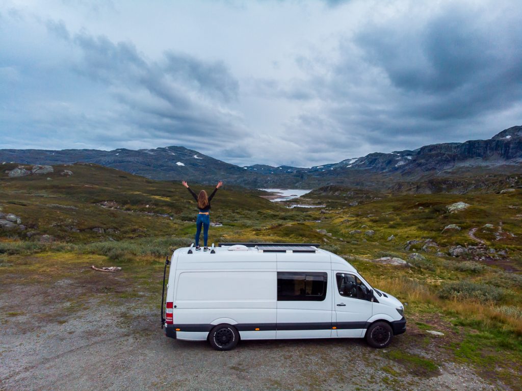 Norway vanlife camp spot