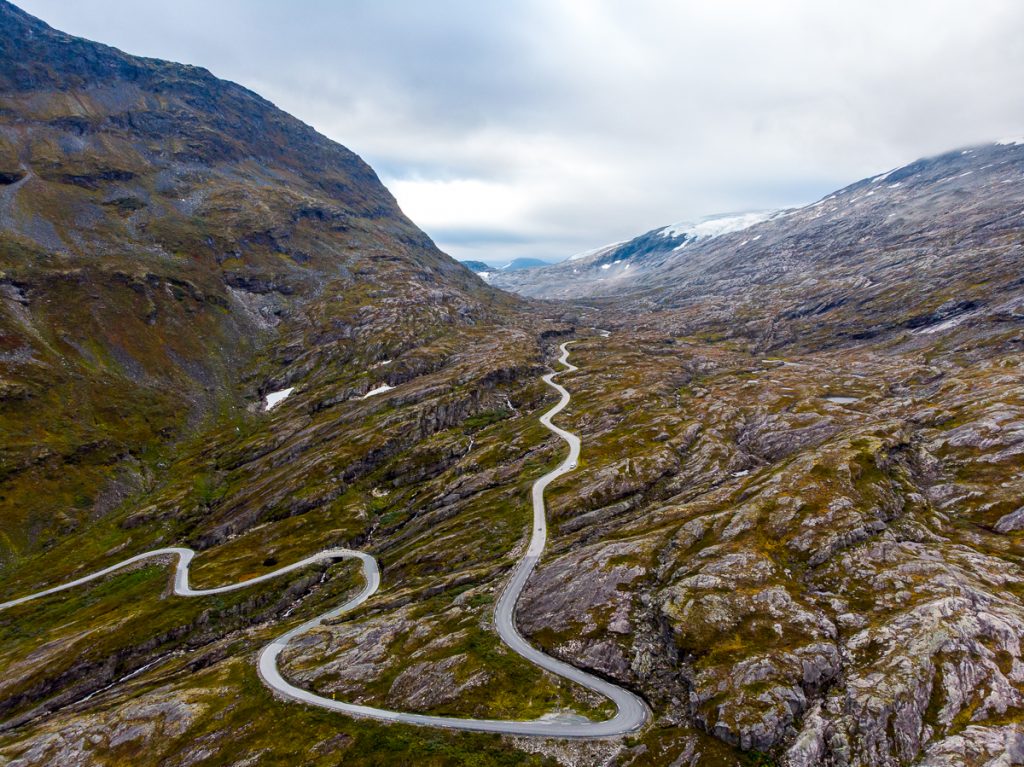winding road in Norway